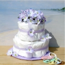 Diaper, Cake, Gift, Basket, Baby