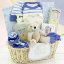 Baby, Boy, Gift, Basket