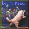 Let it flow art kitty