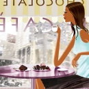 Girl in Cafe