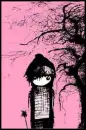 pink and black girl
