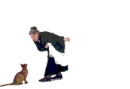dancing cat