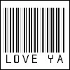 Love ya bar code