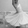 white,dress