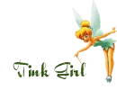 Glitter Tinkerbell for Tink Girl