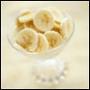 sliced bananas