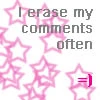 Erase comments