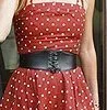 red dress