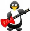 Rock out loud penguin