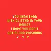 hope you don't get blood poisoning