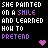 She Painted a Smile and Learned to Pretend