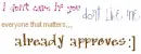 APPROVAL