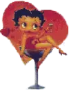  Betty Boop in a Drinking Glass