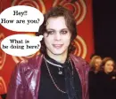 What is he doing here?
