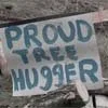 Proud tree hugger