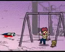 DIE...........................wall i play on da swings wit my bear 