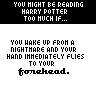 You Know You Read To Much Harry Potter If....