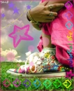 girl in converses / artwork