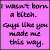 Born a Bitch Icon