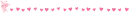 pink bunny and hearts divider