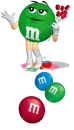 Green M&M