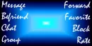 blue glow