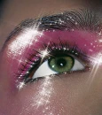 Glitter eye