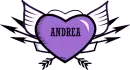 Andrea - Heart w/ Wings