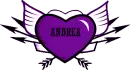Andrea 2- Heart w/ Wings