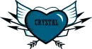 Crystal 2 - Heart w/ Wings