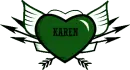 Karen - Heart w/ Wings