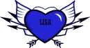 Lisa - Heart w/ Wings