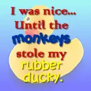 stole my rubber duckie