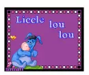 Eeyore blinkie.. Liccle lou lou