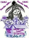 Eeyore in a package for Brianna