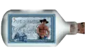 Cowboy in a bottle.. "Save a horse..."