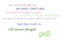 I'll never forget