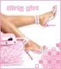 girly in pink