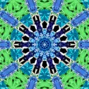 Blue and Green Gems