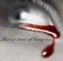 crying bloody tears
