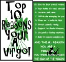 Top 10 Reasons You're a Virgo