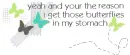 butterflies in my stomach