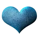 kl blue heart