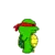 Dancing turtle