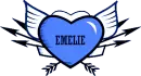 Emelie - Heart w/ Wings