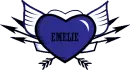 Emelie - Heart w/ Wings