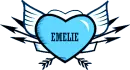 Emelie - Heart w/ Wings