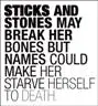 but names could make her starve to death