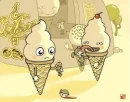 icecream eating children