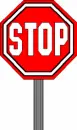 Stop sign